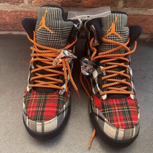 NWT Nike Air Jordan 5 Plaid 6Y